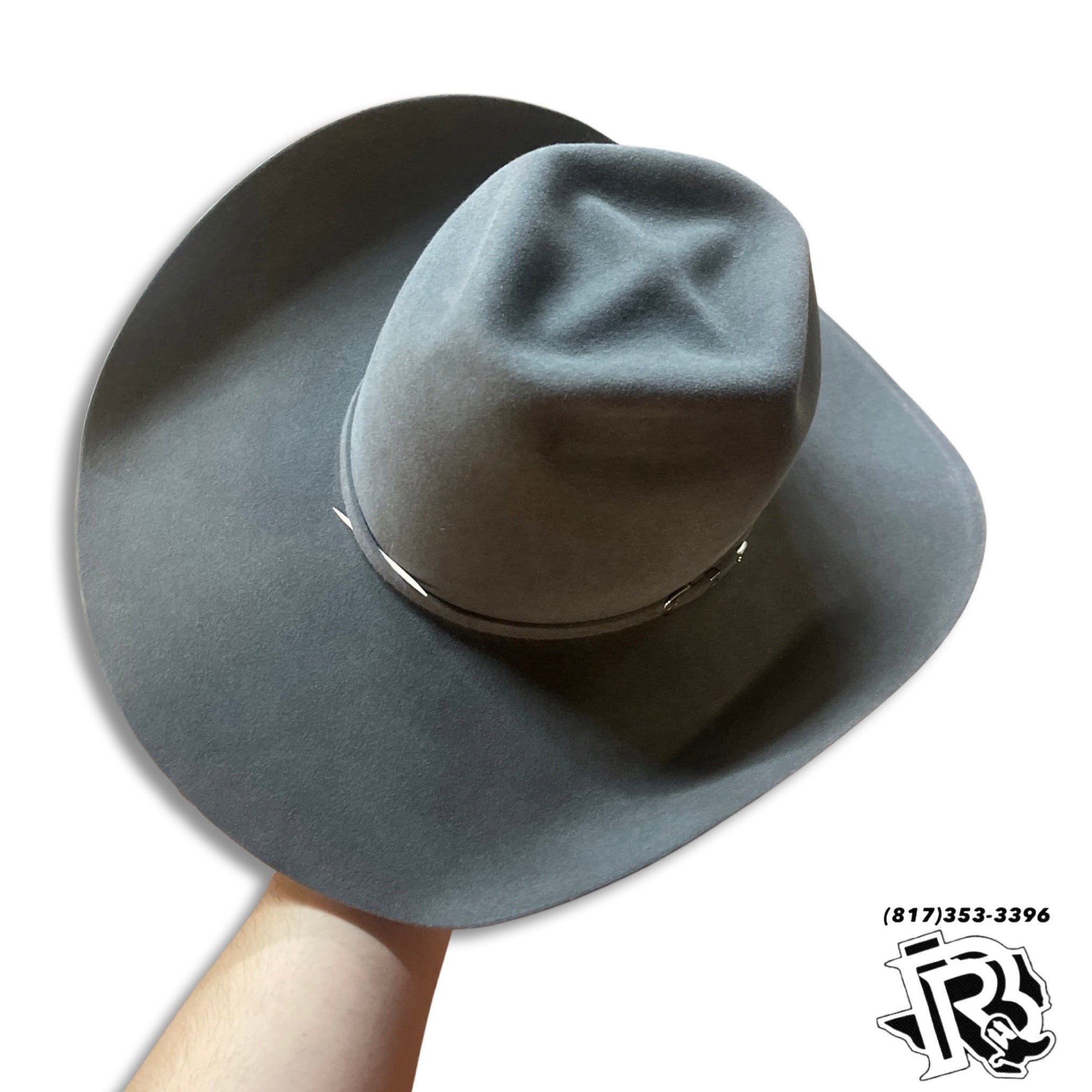 10X SLATE ( Steel ) | RODEO KING FELT COWBOY HAT