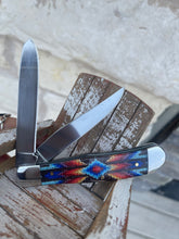 Load image into Gallery viewer, “ Christopher  “ | WHISKEY BENT WESTERN MULTI COLOR  KNIFE (WB11-03)