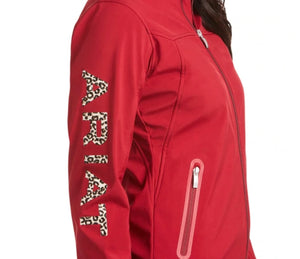WOMENS ARIAT NEW TEAM SOFTSHELL JACKET CHEETAH (10037397)