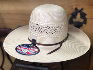 “ 6600 ” | AMERICAN HAT COWBOY  STRAW  HAT 4 1/4"