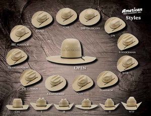 AMERICAN HAT STRAW HAT 5610