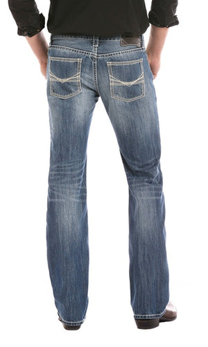 ROCK & ROLL COWBOY PISTOL REGULAR STRAIGHT LEG MEDIUM WASH JEANS