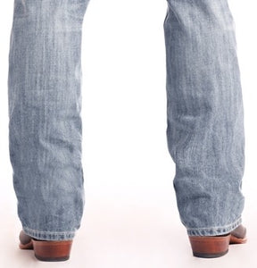 Double Barrel Straight Leg Jeans in Light Wash M0S2341 ROCK & ROLL DENIM