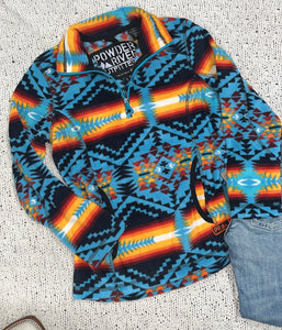 Aztec half on sale zip pullover