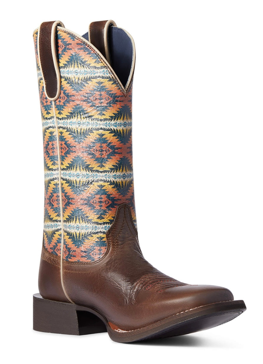 AZTEC TOP | ARIAT WOMEN BOOTS DARK BROWN