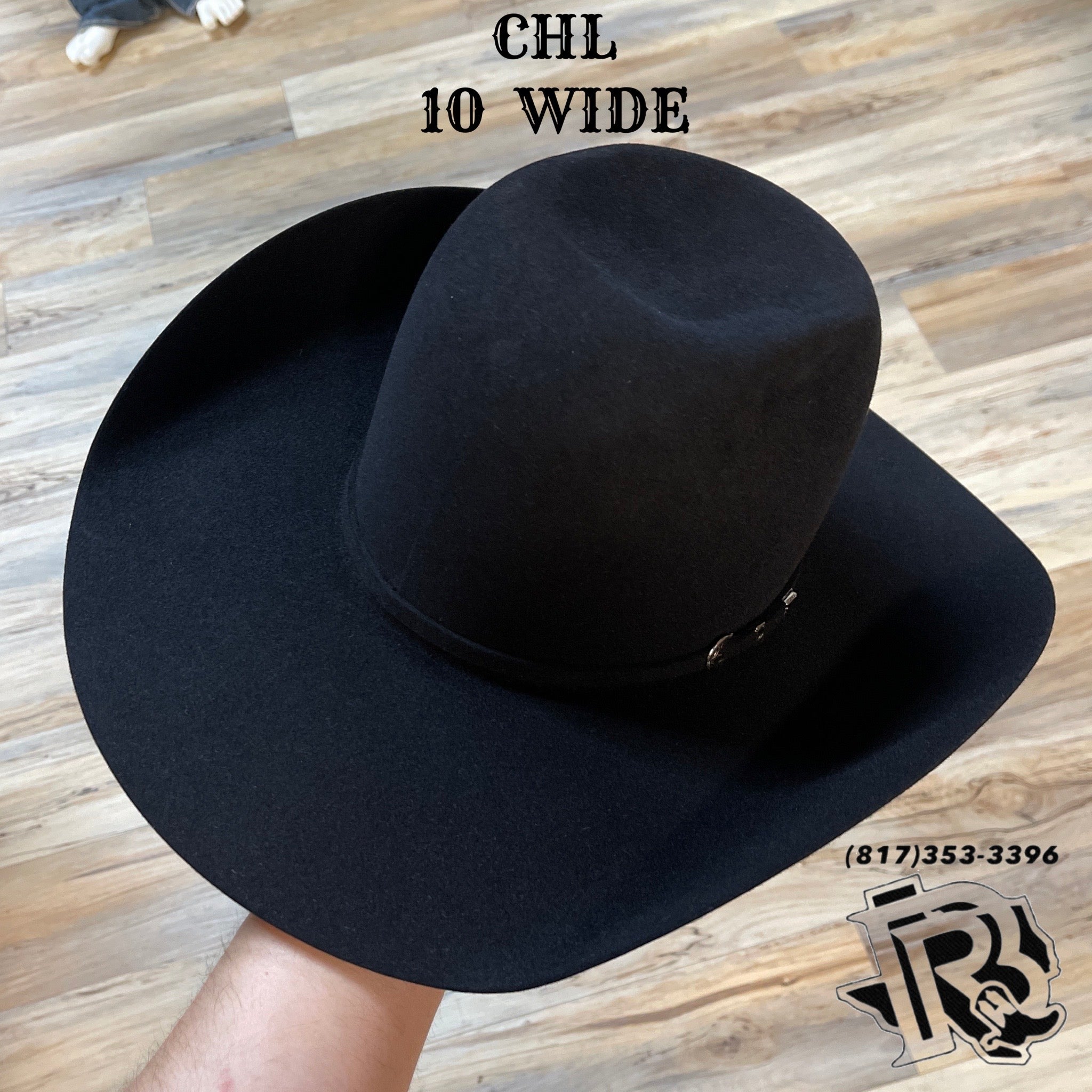 10X BLACK | RODEO KING COWBOY FELT HAT