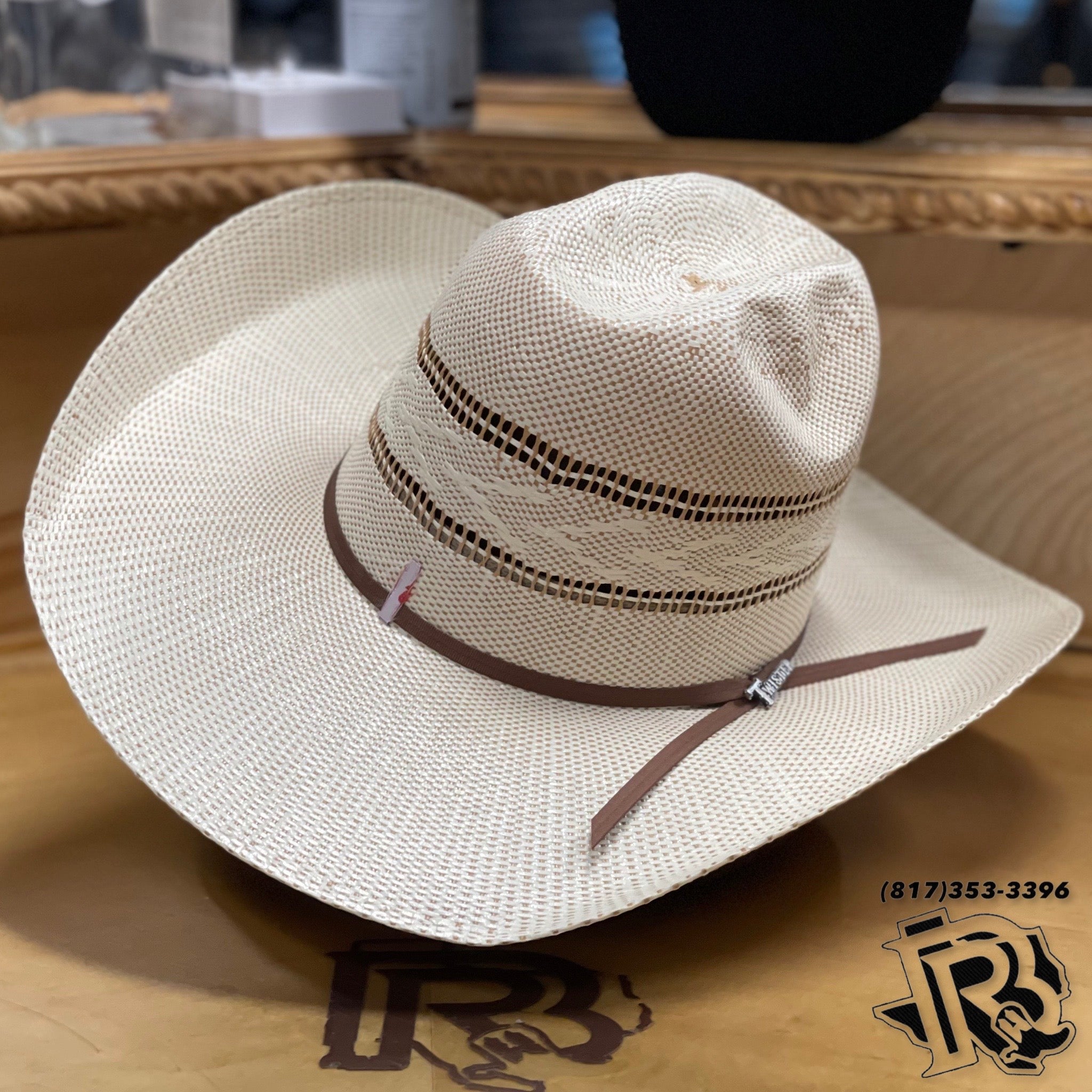 “ George “ | TWISTER BANGORA HAT IVORY/TAN COWBOY HAT T71858