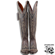 Load image into Gallery viewer, “ Isella “ Chocolate  | Women Western Tall Boots style vd0028