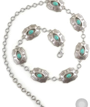Load image into Gallery viewer, SILVER WESTERN CHAIN BELT