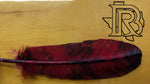 BR FEATHER Red Black