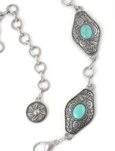 Load image into Gallery viewer, SILVER TURQUOISE BELT