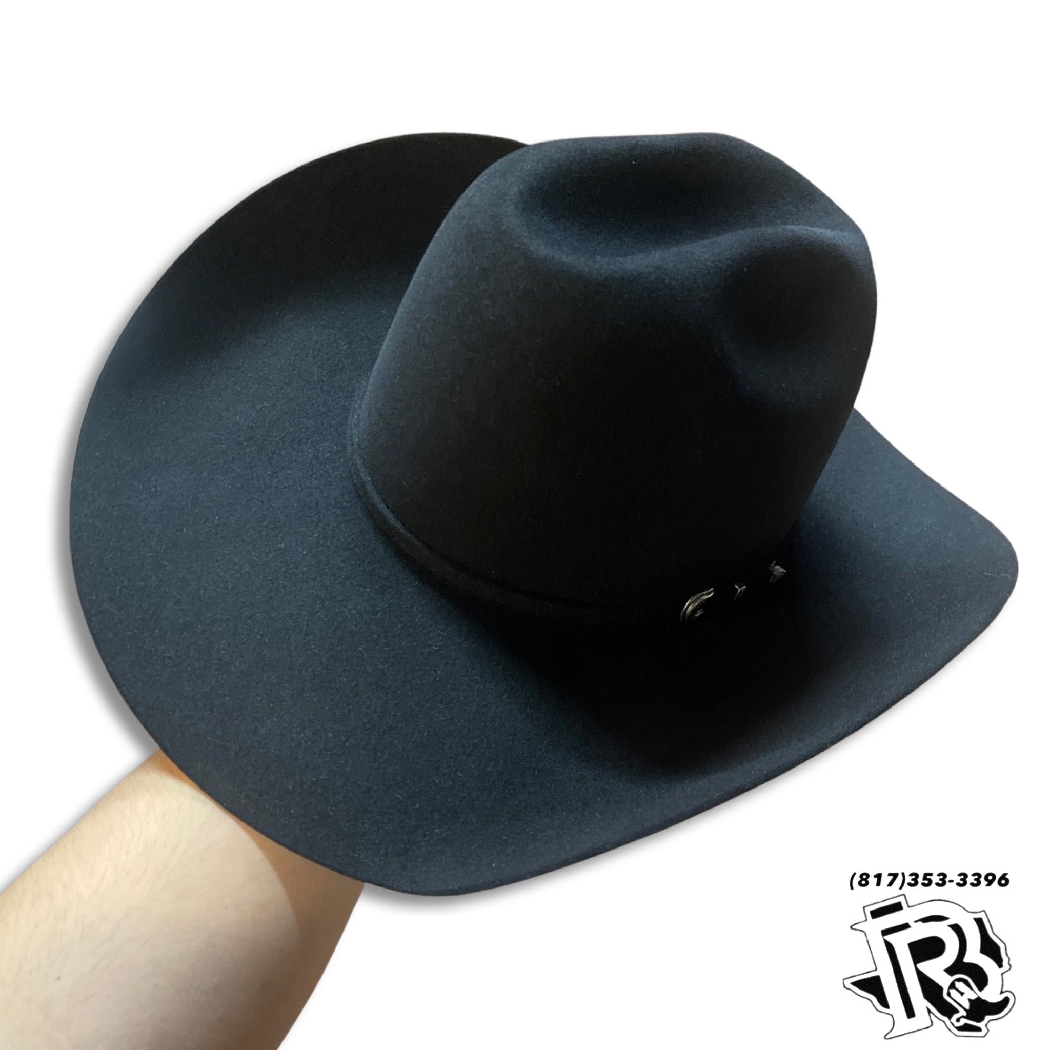 7X BLACK | RODEO KING FELT COWBOY HAT
