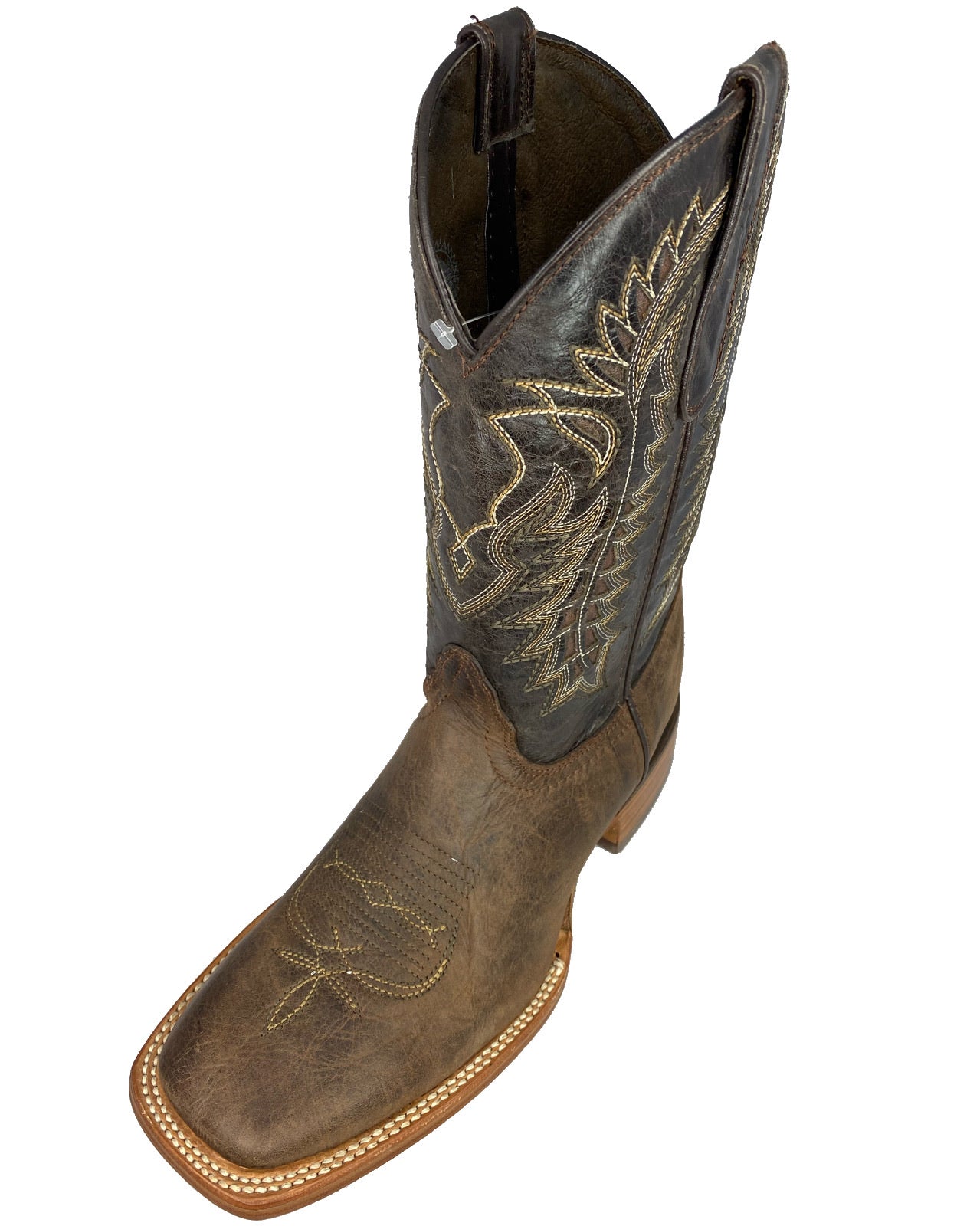 SQUARE TOE BOOT RANCH CHOCOLATE