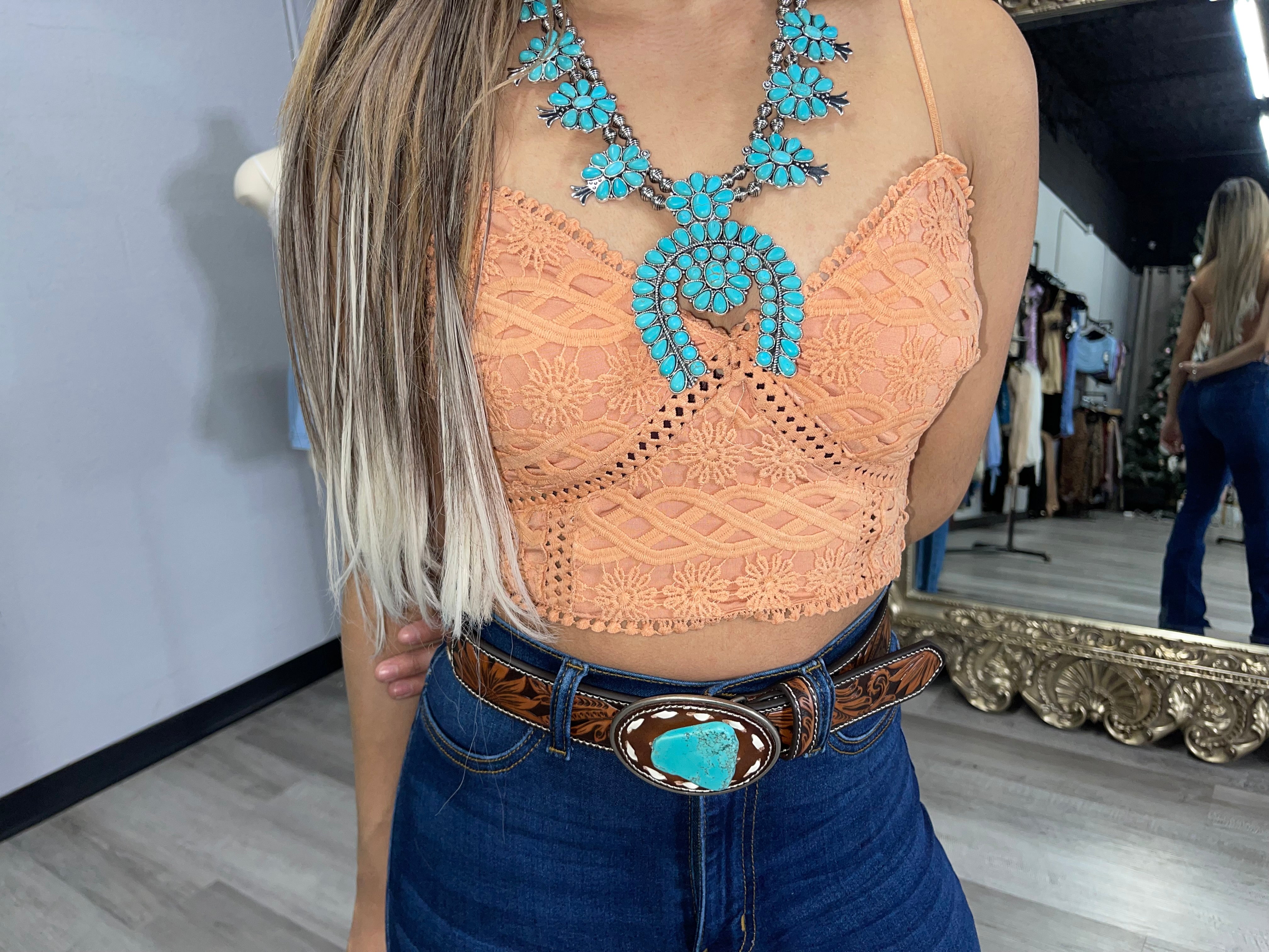 CROCHET LACE BRALETTE