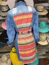 Load image into Gallery viewer, SERAPE  LONG JEAN JACKET