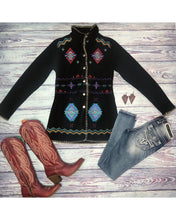 Load image into Gallery viewer, Black Charlotte Coat