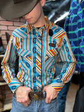 Load image into Gallery viewer, “ Milo “ | ROCK &amp; ROLL LONG SLEEVE SHIRT MULTI COLOR RRMSOSR095