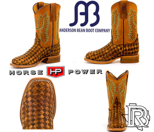 Anderson Bean Kids Boots - Unbeweavable Toast / Antique Bison / Honey Crazyhorse HPK7068