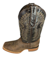 Load image into Gallery viewer, SQUARE TOE BOOT RANCH CHOCOLATE
