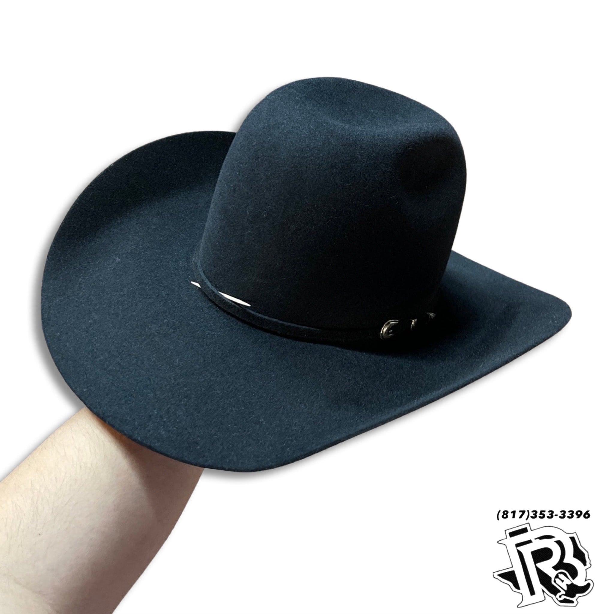 7X BLACK | RODEO KING FELT COWBOY HAT