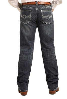 Tuf Cooper Reflex Fit Jeans in Dark Wash Style Number M0T3411 ROCK & ROLL DENIM