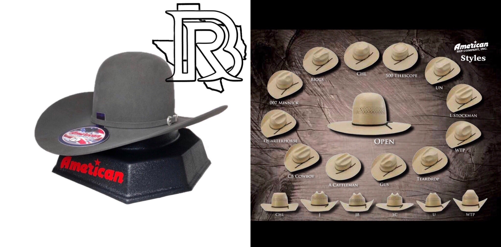 7X STEEL | AMERICAN HAT FELT COWBOY HAT