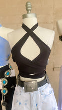 Load image into Gallery viewer, NICOLE BLACK SLEEVELESS TOP