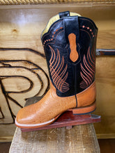 Load image into Gallery viewer, BR BOOTS: SMOOTH OSTRICH COGNAC (panza de avestruz cognac)