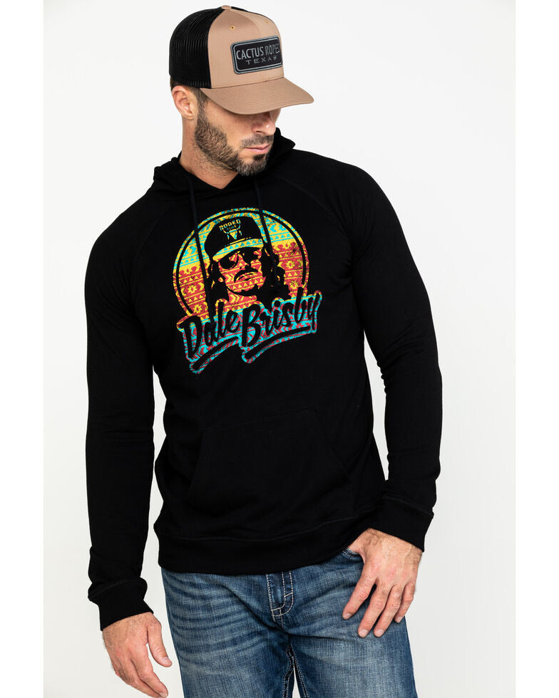 Dale Brisby Men's Multi Aztec Logo Hooded Sweatshirt p8h3013