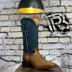LEATHER TEXAS HAY | MEN SQUARE TOE BOOT MOH242