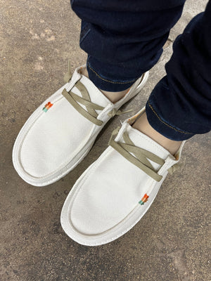 WOMEN’S HEY DUDES WHITE AZTEC 122130204