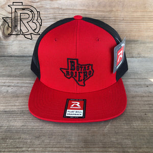 BR CAP SNAPBACK RED/BLACK