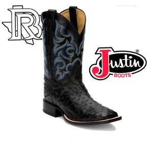 Justin EXCLUSIVE To BR Black Full Quill Ostrish 8514