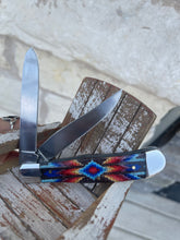 Load image into Gallery viewer, “ Christopher  “ | WHISKEY BENT WESTERN MULTI COLOR  KNIFE (WB11-03)
