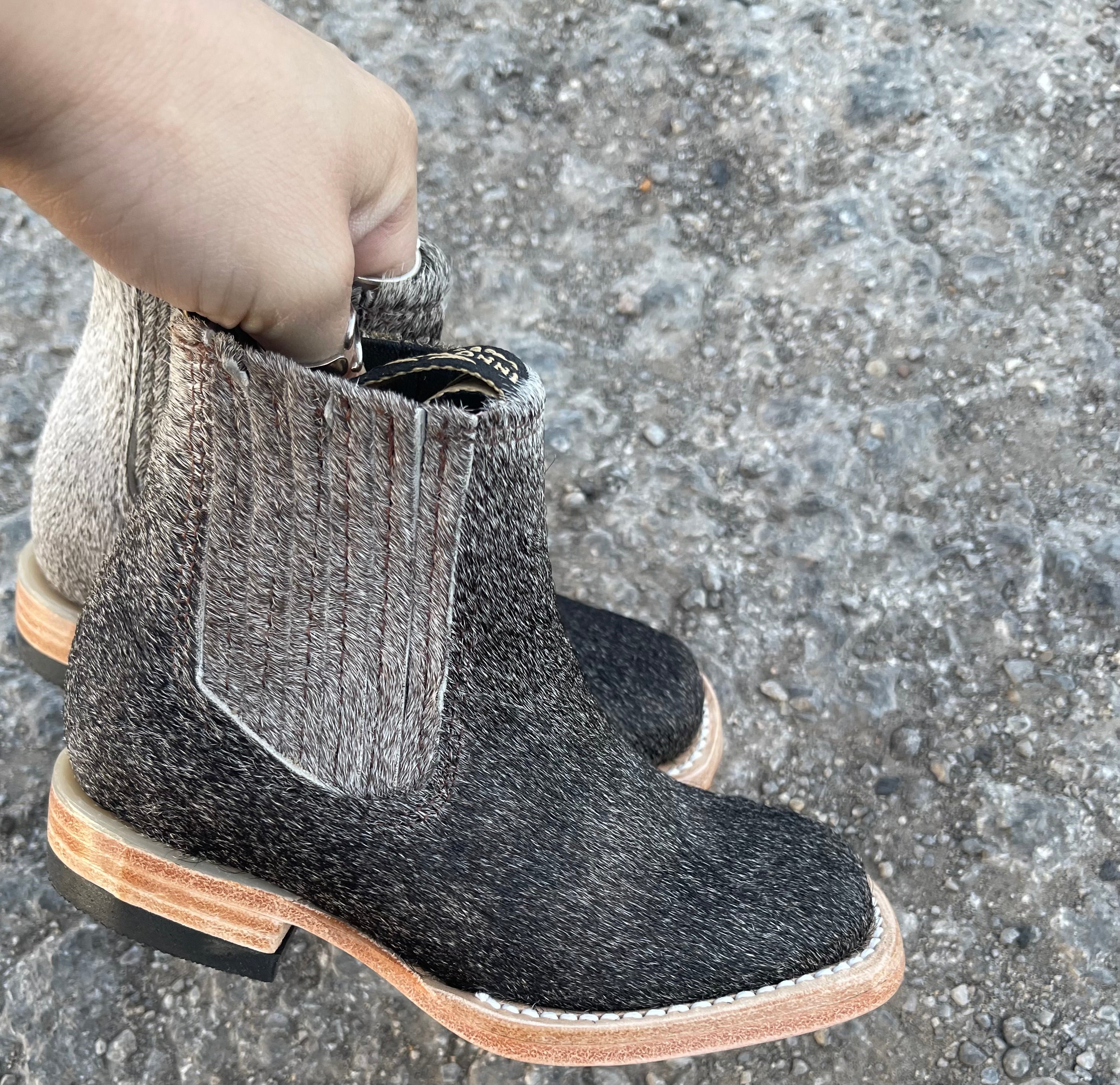 KIDS BOTIN PELO GRIS CLARO