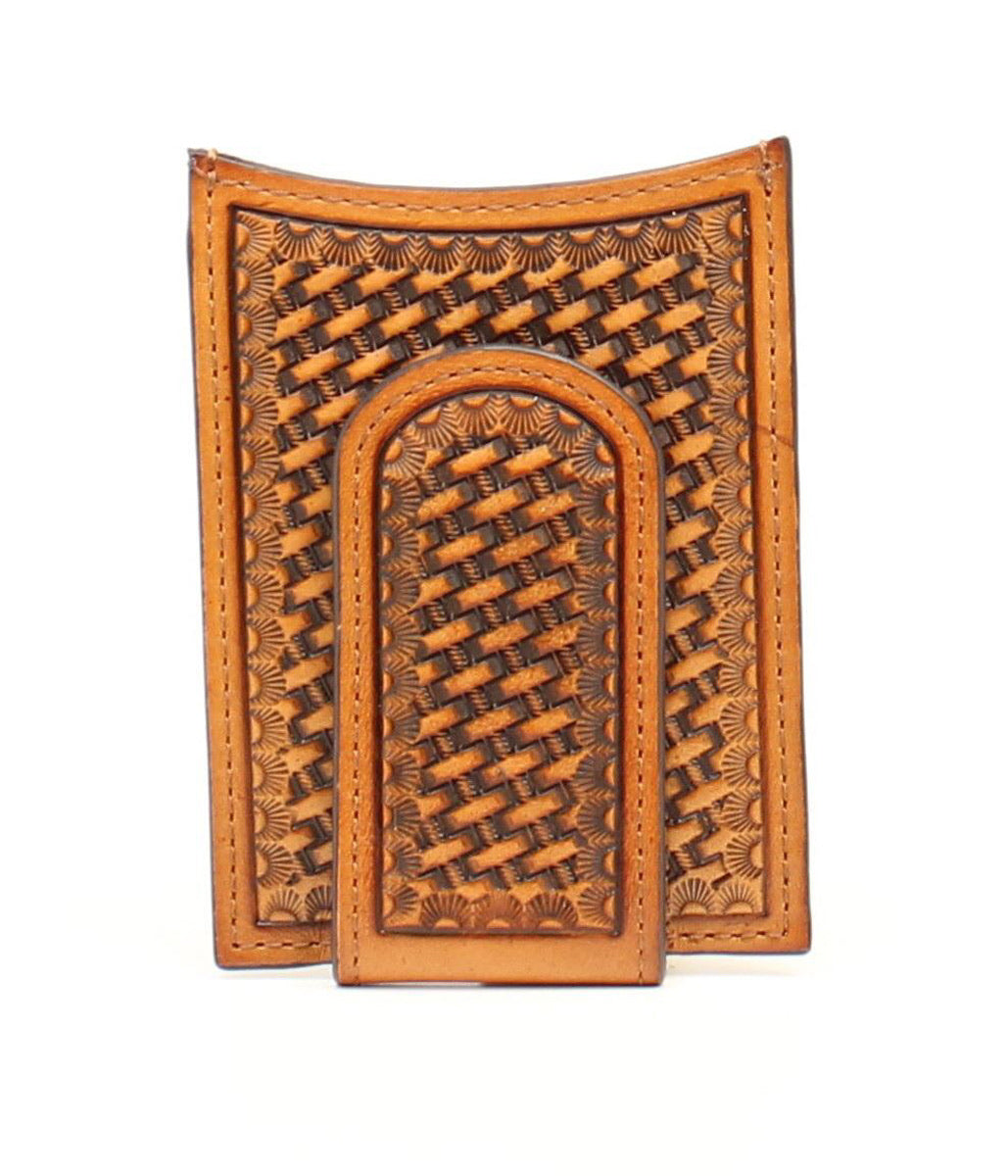 NOCONA MEN WALLET CLIP BASKET WEAVE N5428908