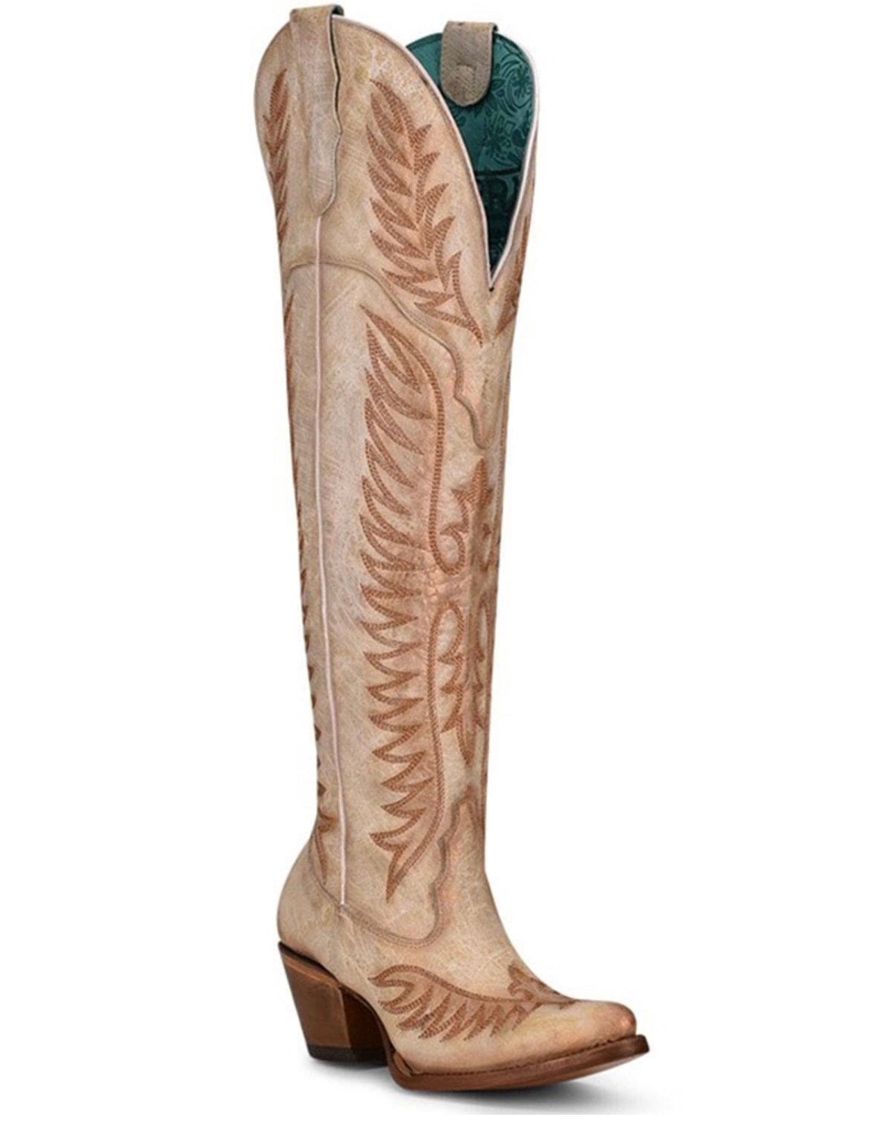 Women Corral boots | Orix with Cognac Stitching A4212