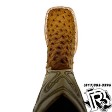 Load image into Gallery viewer, ORIGNAL OSTRICH UMBER | MENS SQUARE TOE BOOTS