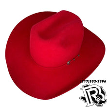 Load image into Gallery viewer, LUCKY 7X | RED RETRO COWBOY HAT