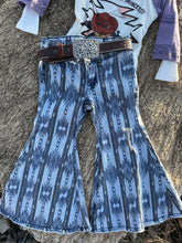 Load image into Gallery viewer, ROCK&amp;ROLL GIRLS DENIM BELL BOTTOMS JEANS