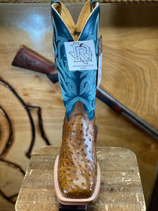 8584 JUSTIN®️ Ostrish Boot Oiled Tan