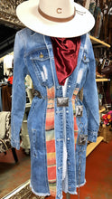 Load image into Gallery viewer, SERAPE  LONG JEAN JACKET