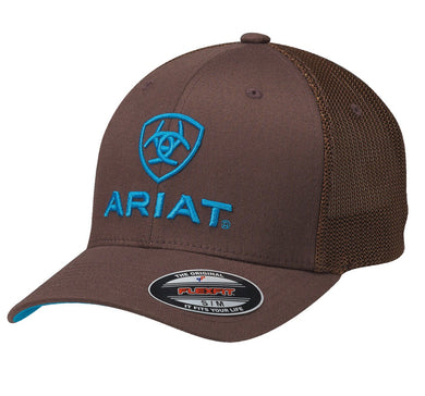ARIAT CAP BROWN/BLUE LOGO 1502302