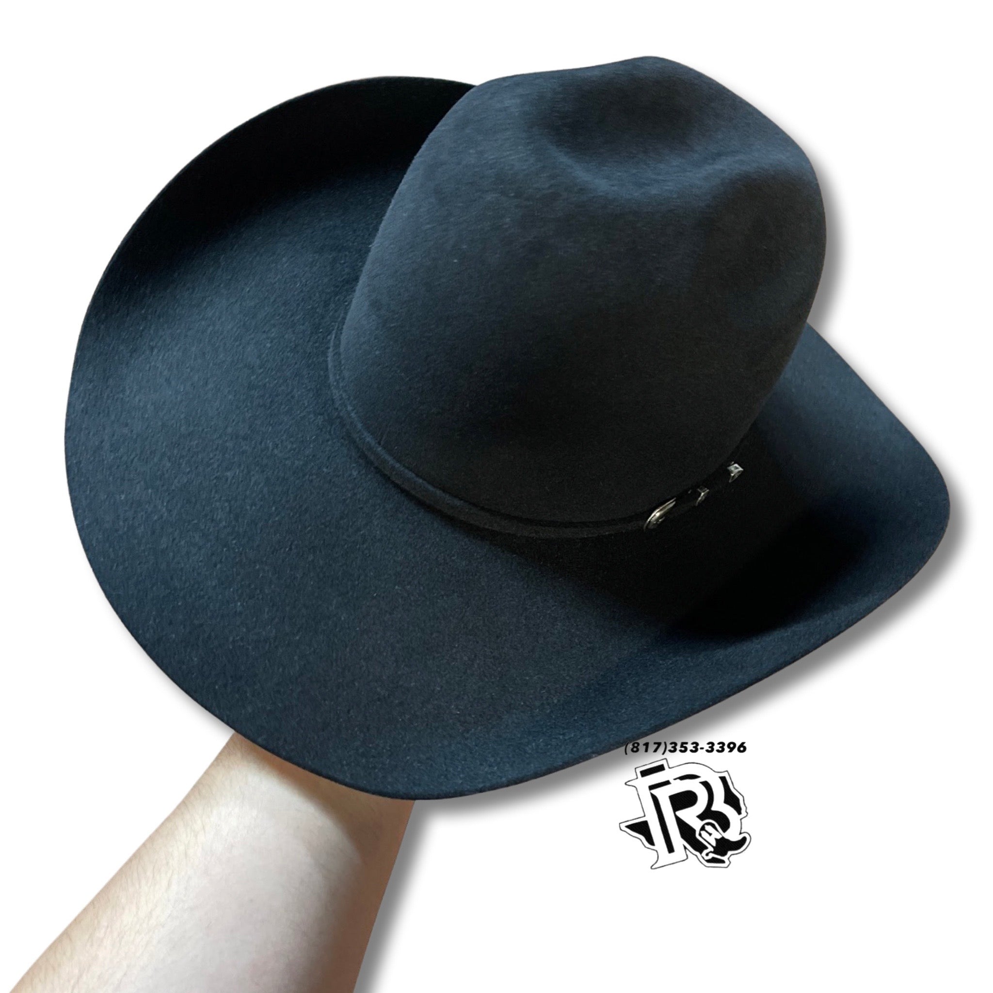 7X BLACK | RODEO KING FELT COWBOY HAT