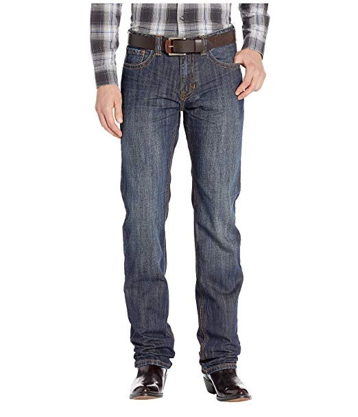 Rock and Roll Cowboy Men's Revolver Slim Jeans in Dark Vintage M1R8670