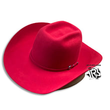 Load image into Gallery viewer, LUCKY 7X | RED RETRO COWBOY HAT