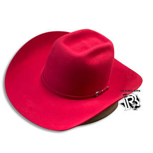LUCKY 7X | RED RETRO COWBOY HAT