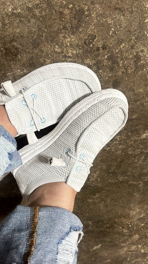 “ MICHELLE “ | WOMEN LIGHT GREY CASUAL CANVAS SHOE