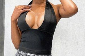 TIE BACK BLACK TOP
