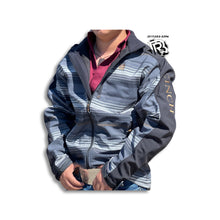 Load image into Gallery viewer, “ Alfonso “ | Cinch Men&#39;s Black with Charcoal Grey Serape | MWJ1063004  Alfonso